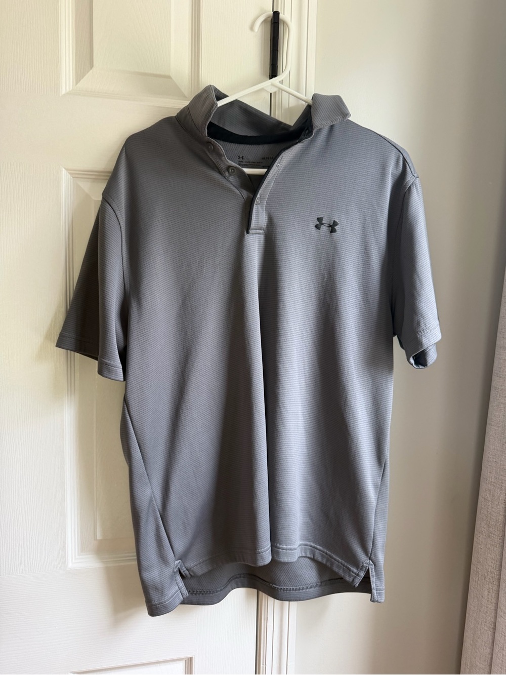 Under Armour Gray Short Sleeve Polo Shirt